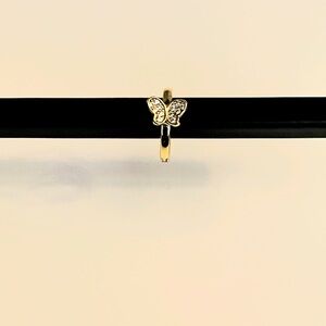 925 gold nose ring good for a floral event or a formal event❤️‍🔥